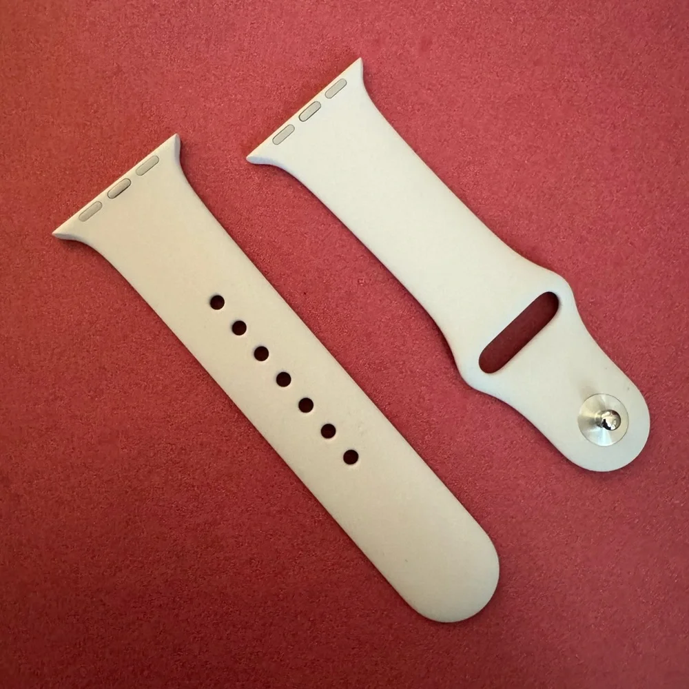 Apple Smartwatch Silicone Band - starlight